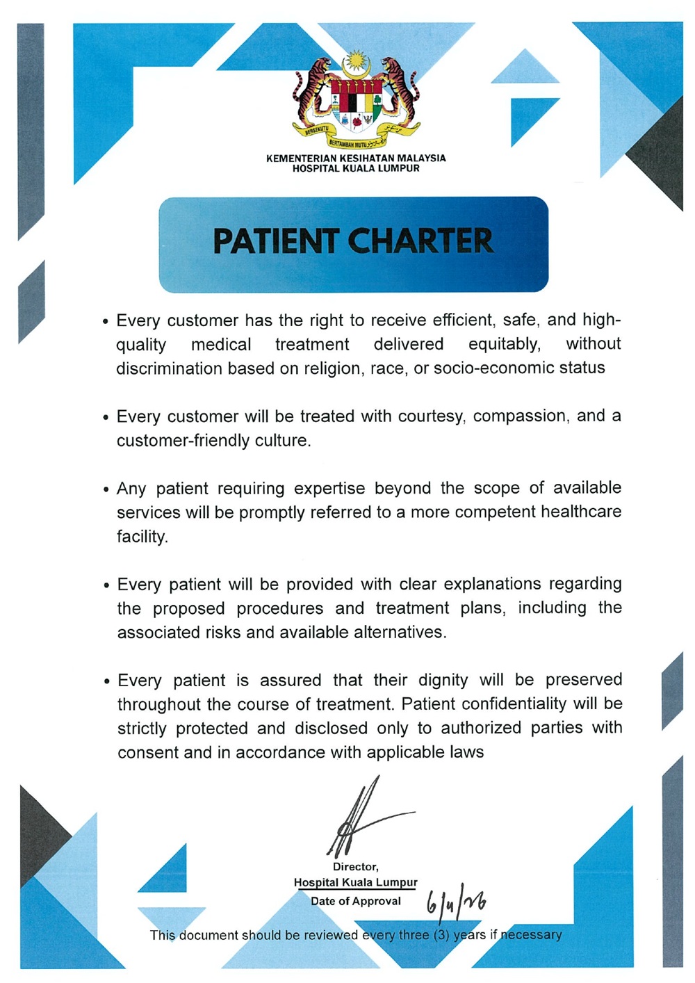 patient charter en